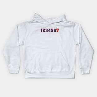 7 Rings - White Kids Hoodie